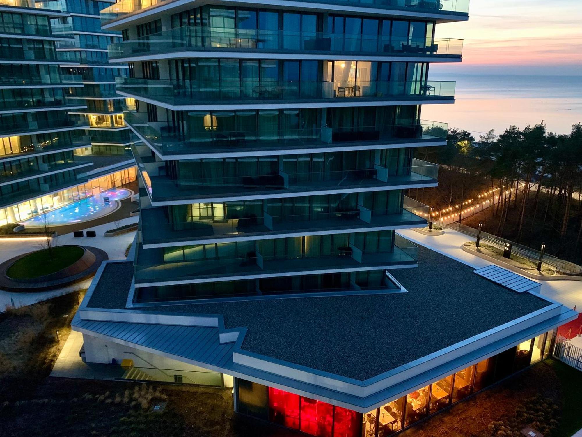 Blue Reef 6Th Floor Sea View Apartment Мендзиздрое Екстериор снимка